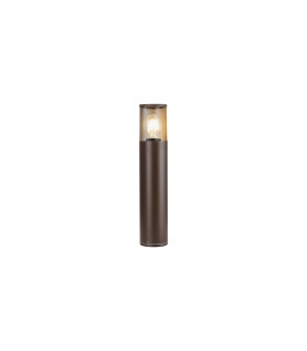 Kirkwood 45cm Post Lamp 1 x E27 IP54 Matt Brown/Smoked -1