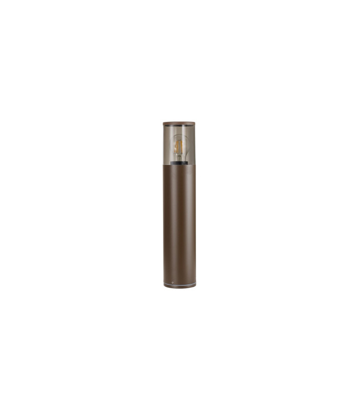 Kirkwood 45cm Post Lamp 1 x E27 IP54 Matt Brown/Smoked -4