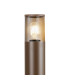 Kirkwood 45cm Post Lamp 1 x E27 IP54 Matt Brown/Smoked -5