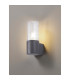 Kirkwood Wall Lamp 1 x E27 IP54 Anthracite/Crackled Clear -3