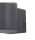 Kirkwood Wall Lamp 1 x E27 IP54 Anthracite/Crackled Clear -6