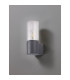 Kirkwood Wall Lamp 1 x E27 IP54 Anthracite/Crackled Clear -8