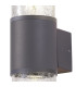 Kirkwood Wall Lamp 2 x E27 IP54 Anthracite/Crackled Clear -5