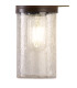 Kirkwood Wall Lamp 2 x E27 IP54 Matt Brown/Crackled Clear -7