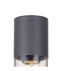 Kirkwood 9cm 22cm Ceiling/Post Lamp 1 x E27 IP54 Anthracite/Clear -5