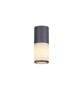 Kirkwood 9cm 22cm Ceiling/Post Lamp 1 x E27 IP54 Anthracite/Opal -1