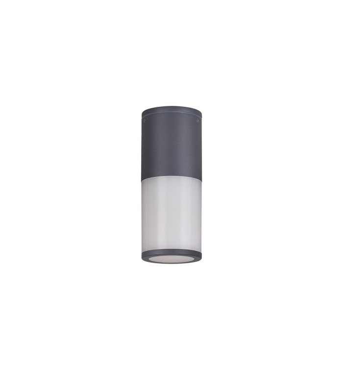 Kirkwood 9cm 22cm Ceiling/Post Lamp 1 x E27 IP54 Anthracite/Opal -4