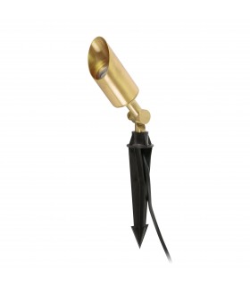 Outdoor Satin Gold Spike Lamp IP65, GU10 - 1