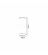 Kirkwood 9cm 22cm Ceiling/Post Lamp 1 x E27 IP54 Anthracite/Smoked -2