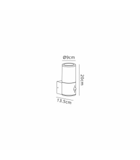 Kirkwood Wall Lamp PIR Sensor 1 x E27 IP54 Anthracite/Clear -2