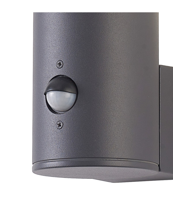 Kirkwood Wall Lamp PIR Sensor 1 x E27 IP54 Anthracite/Crackled Clear -5