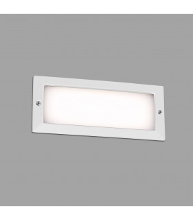 Outdoor LED Recessed Wall Light White 5W 3000K IP54 - 1