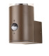 Kirkwood Wall Lamp PIR Sensor 1 x E27 IP54 Matt Brown/Clear -5