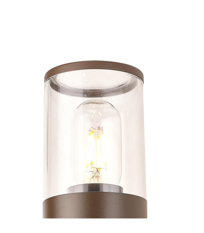 Kirkwood Wall Lamp PIR Sensor 1 x E27 IP54 Matt Brown/Clear -6