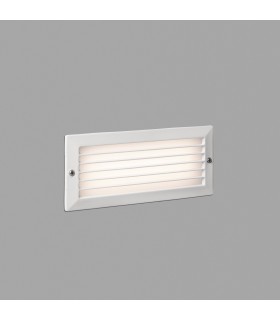 Outdoor LED Recessed Wall Light White 5W 3000K IP54 - 1