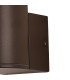 Kirkwood Wall Lamp PIR Sensor 1 x E27 IP54 Matt Brown/Crackled Clear -6