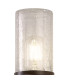 Kirkwood Wall Lamp PIR Sensor 1 x E27 IP54 Matt Brown/Crackled Clear -7