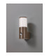 Kirkwood Wall Lamp PIR Sensor 1 x E27 IP54 Matt Brown/Opal -7