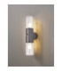 Kirkwood Wall Lamp PIR Sensor 2 x E27 IP54 Anthracite/Crackled Clear -3