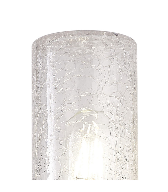 Kirkwood Wall Lamp PIR Sensor 2 x E27 IP54 Anthracite/Crackled Clear -7