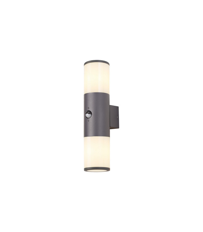 Kirkwood Wall Lamp PIR Sensor 2 x E27 IP54 Anthracite/Opal -1