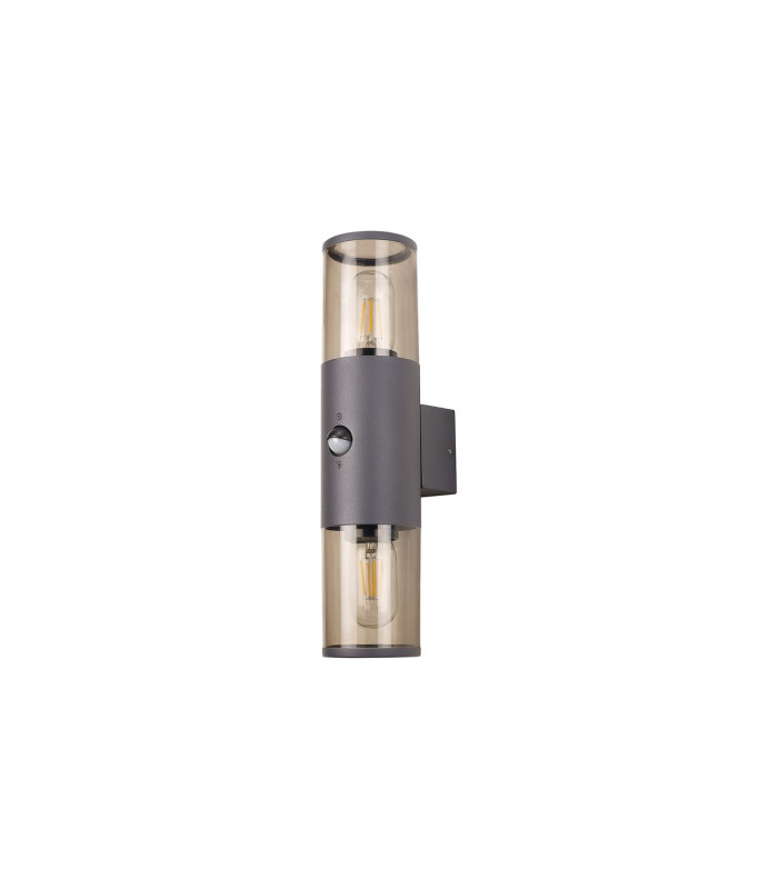 Kirkwood Wall Lamp PIR Sensor 2 x E27 IP54 Anthracite/Smoked -4