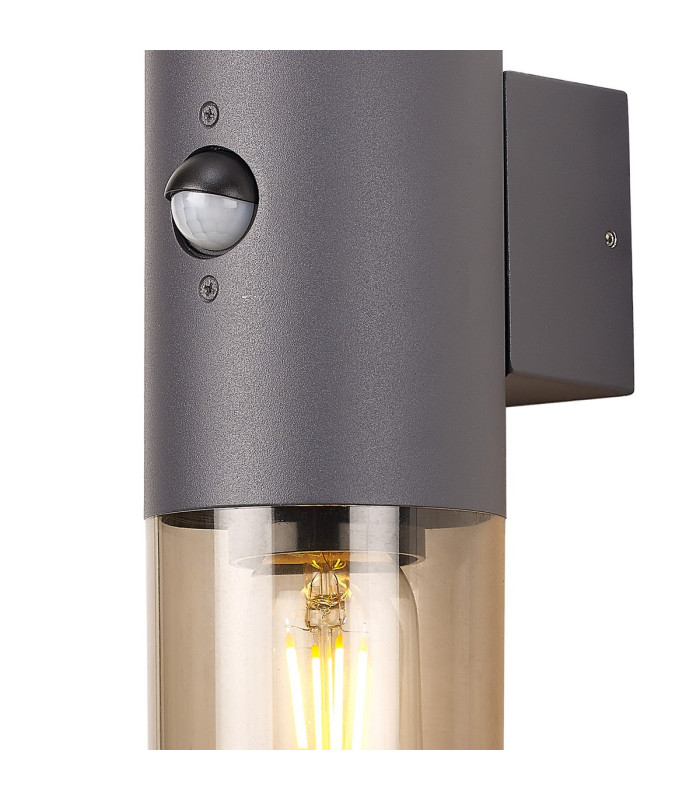 Kirkwood Wall Lamp PIR Sensor 2 x E27 IP54 Anthracite/Smoked -5