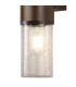 Kirkwood Wall Lamp PIR Sensor 2 x E27 IP54 Matt Brown/Crackled Clear -6