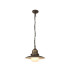 Easton 32cm Pendant 1 x E27 IP44 Black/Brushed Gold/Opal -10