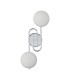 Milford Wall/Flush Light 2 Light G9 IP44 Polished Chrome/Opal Glass-4