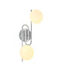 Milford Wall/Flush Light 2 Light G9 IP44 Polished Chrome/Opal Glass-5