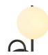 Milford Wall/Flush Light 2 Light G9 IP44 Satin Black/Opal Glass-7