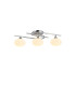 Milford Flush Ceiling 3 Light G9 IP44 Polished Chrome/Opal Glass-1