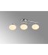Milford Flush Ceiling 3 Light G9 IP44 Polished Chrome/Opal Glass-3