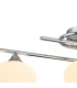 Milford Flush Ceiling 3 Light G9 IP44 Polished Chrome/Opal Glass-5