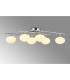 Milford Flush Ceiling 6 Light G9 IP44 Polished Chrome/Opal Glass-3