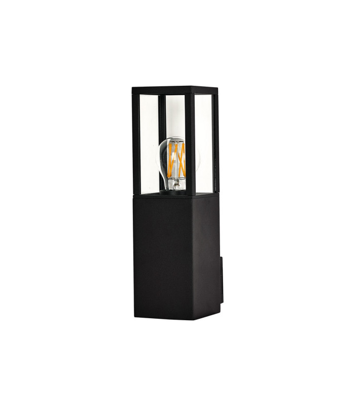Winfield Flush Upward Wall Lamp 1 x E27 IP54 Graphite Black -4