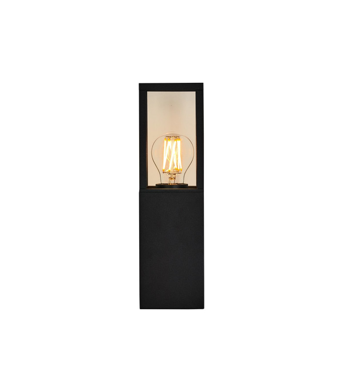 Winfield Flush Upward Wall Lamp 1 x E27 IP54 Graphite Black -5
