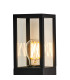 Winfield Flush Upward Wall Lamp 1 x E27 IP54 Graphite Black -8