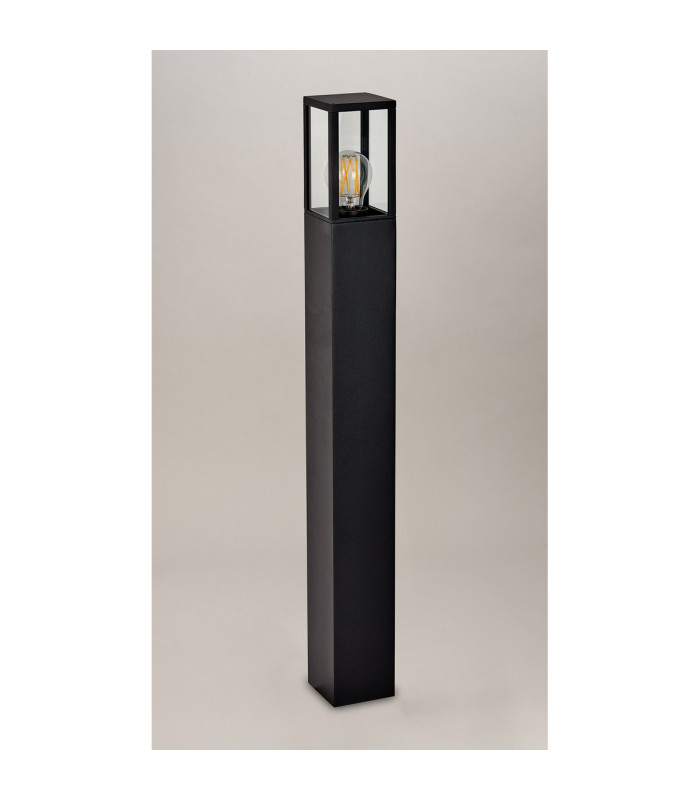 Winfield 80cm Bollard 1 x E27 IP65 Graphite Black -10