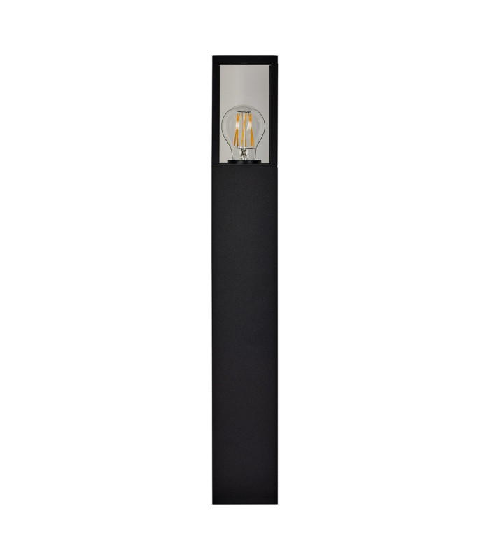 Winfield 60cm Bollard 1 x E27 IP65 Graphite Black -6