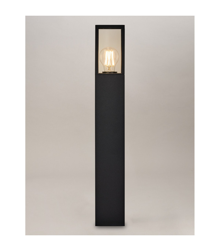 Winfield 60cm Bollard 1 x E27 IP65 Graphite Black -10