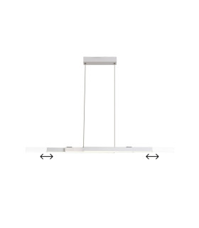Madison Extendable Linear Pendant  24W LED 4000K 1200lm Sand White/Aluminium -1