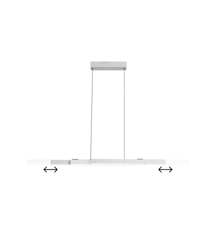 Madison Extendable Linear Pendant  24W LED 4000K 1200lm Sand White/Aluminium -1