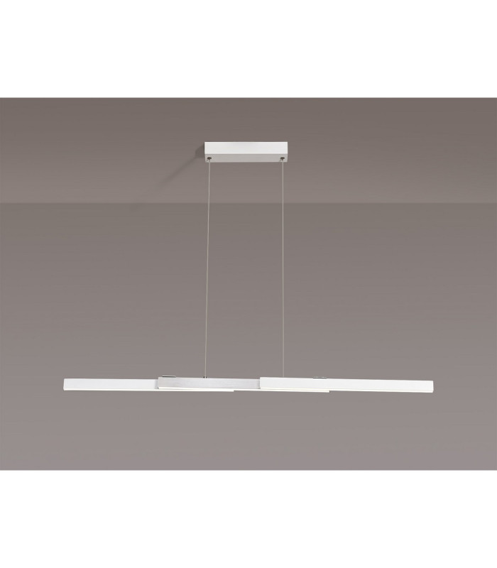Madison Extendable Linear Pendant  24W LED 4000K 1200lm Sand White/Aluminium -3