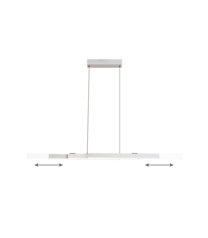 Madison Extendable Linear Pendant  24W LED 4000K 1200lm Sand White/Aluminium -4