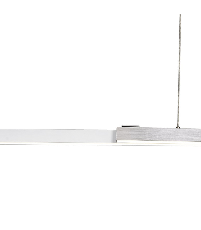 Madison Extendable Linear Pendant  24W LED 4000K 1200lm Sand White/Aluminium -7
