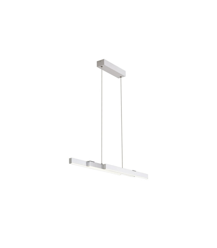 Madison Extendable Linear Pendant  24W LED 4000K 1200lm Sand White/Aluminium -12