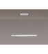 Madison Extendable Linear Pendant  24W LED 4000K 1200lm Sand White/Aluminium -14