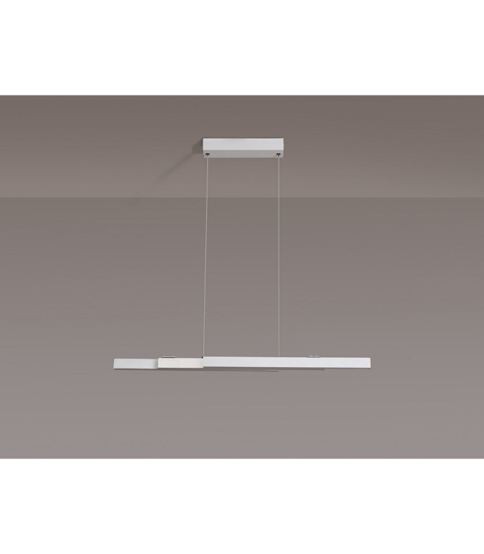 Madison Extendable Linear Pendant  24W LED 4000K 1200lm Sand White/Aluminium -15